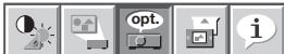 MITSUBISHI HL2750U - Menu OPTION - 1