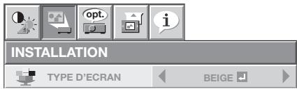 MITSUBISHI HL2750U - Réglage des menus - 3