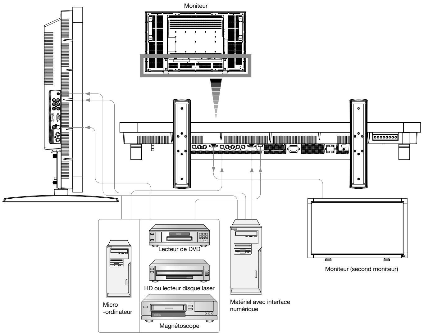 MITSUBISHI LDT421V - Avant d'effectuer les branchements: - 1
