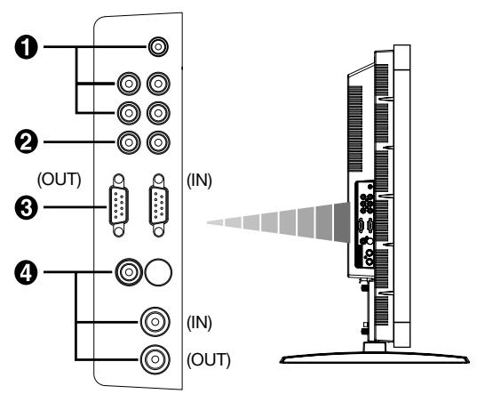 MITSUBISHI LDT421V - Panneau des connexions - 1