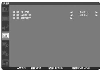 MITSUBISHI LDT421V - Menu principal - 1