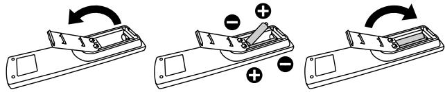 MITSUBISHI MDT421S - Comment installer les piles - 1