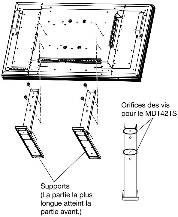 MITSUBISHI MDT421S - Installation et retrait du supports - 1