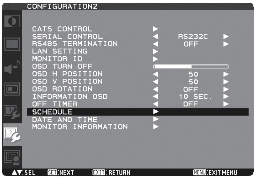 MITSUBISHI MDT651S - Réglage du calendrier - 2