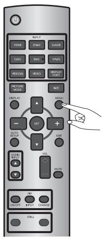 MITSUBISHI MDT651S - U-8 réglage de l'image - 1