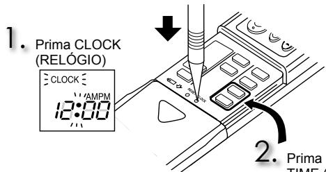 MITSUBISHI MSC-GE20VB - Definção da hora actual - 1