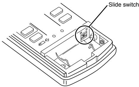 MITSUBISHI MSC-GE20VB - How to set the type - 1