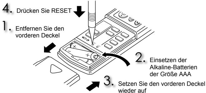 MITSUBISHI MSC-GE20VB - Einstellen des Typs - 4