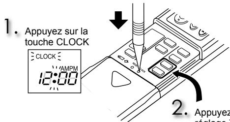MITSUBISHI MSC-GE35VB - Réglage de l'heure - 1