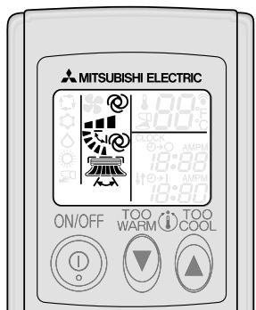 MITSUBISHI MSZ-FD09NA - Reglage de la vitesse du ventilateur et de la direction du FLUX d'air - 1