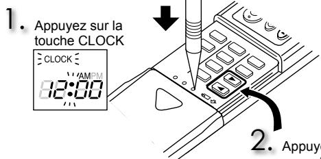 MITSUBISHI MSZ-FD09NA - Réglage de l'heure - 1