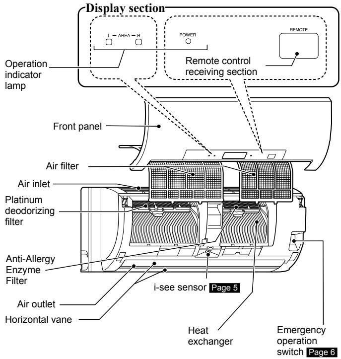 MITSUBISHI MSZ-FD09NA - NAME OF EACH PART - 1