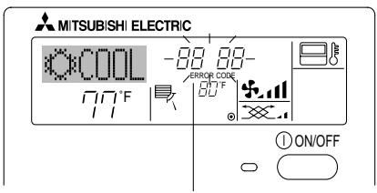 MITSUBISHI PKFY-NHMU-E - Error Codes indication - 2
