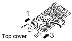 MITSUBISHI PKFY-NHMU-E - Battery installation/replacement - 1