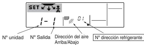 MITSUBISHI PLA-A.BA - [3] Para comprobar el n^0 de unacedad del seguiente n^0 de dirección del refrigerante (el n^0 máximo de direccion del refrigerante es 15) - 1