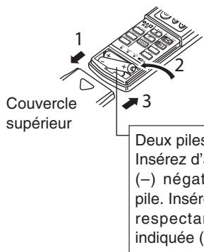 MITSUBISHI PLA-A.BA - Insertion/remplacement de la pile - 1