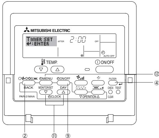 MITSUBISHI PLFY-P-NBMU-E - Nota: - 1