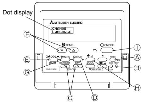 MITSUBISHI PMFY-NBMU-E - Function selection of remote controller - 1