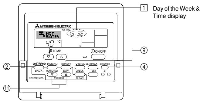 MITSUBISHI PWFY-P36NMU-E-AU - Note: - 1