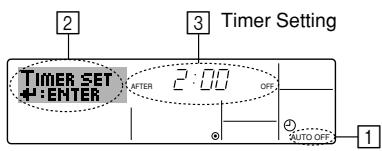 MITSUBISHI PWFY-P36NMU-E-AU - How to Set the Auto Off TIMER - 1