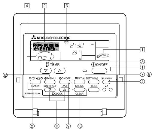 MITSUBISHI PWFY-P36NMU-E-BU - N^ de fonctionnement - 1
