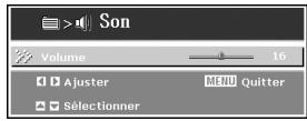 MITSUBISHI SD210U - Menu Son - 1