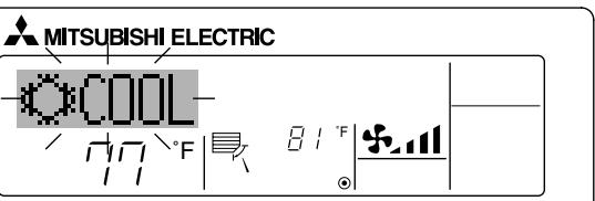 MITSUBISHI SEZ-KD09 - Flashing Mode Indicator - 1