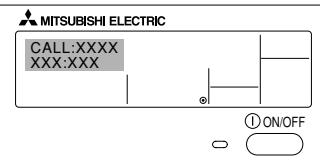 MITSUBISHI SEZ-KD09 - Indication des codes d'erreur - 3