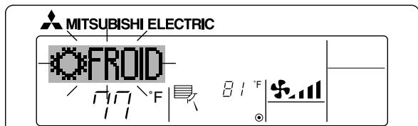 MITSUBISHI SEZ-KD09 - Indicateur de mode clignotant - 1