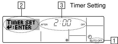 MITSUBISHI SEZ-KD09 - Auto Off Timer - 2