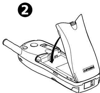 MITSUBISHI TRIUM GEO - Mise en place de la batterie - 2