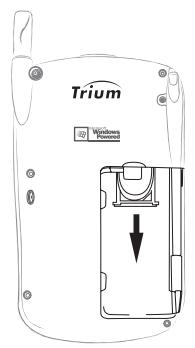 MITSUBISHI TRIUM MONDO - - Insertion de la carte SIM et de la batterie - 3
