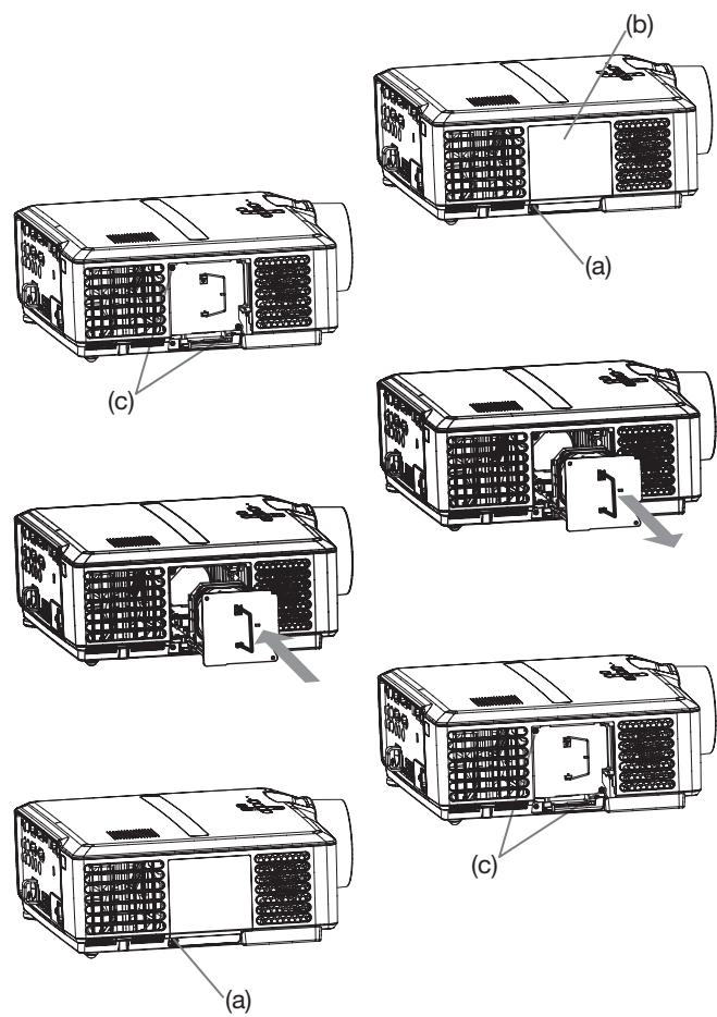 MITSUBISHI WL639 - Remplacement de la lampe: - 1