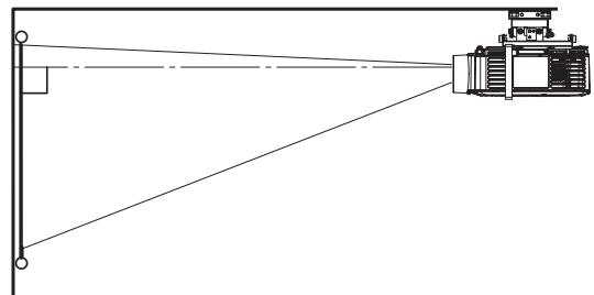 MITSUBISHI WL639 - Projection avant, fixation au plafond - 1
