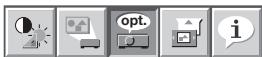 MITSUBISHI WL639 - Réglages accessibles dans les menus - 2