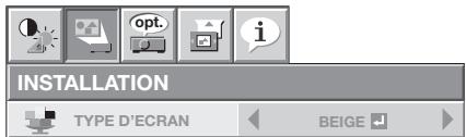 MITSUBISHI XL1550 - Réglage des menus: - 3