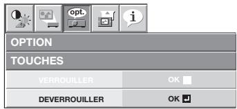 MITSUBISHI XL1550 - Pour annuler la fonction de verrouillage par mot de passage: - 1