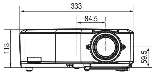 MITSUBISHI XL1550 - Scheme d'encombrement (unité: mm) - 3