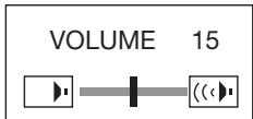 MITSUBISHI XL1550U - Volume de l'enceinte - 1