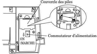 MITSUBISHI XL5950UL - Insérer les piles à anode sèche dans le dispositif anti-effraction. - 1