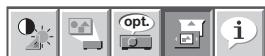MITSUBISHI XL6500 - Menu REGLAGE SIGNALUX VIDEO - RESOLUTION (MEMORISE) - 1