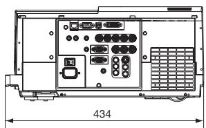 MITSUBISHI XL6600 - Scheme d'encombrement (unité: mm) - 4