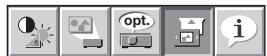MITSUBISHI XL6600LU - Menu REGLAGE SIGNAUX VIDEO - 1