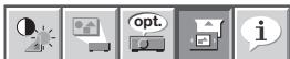 MITSUBISHI XL6600LU - Menu REGLAGE SIGNALUX VIDEO - RESOLUTION (MEMORISE) - 1