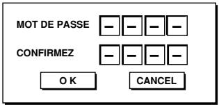 MITSUBISHI XL9 - Pour activer la fonction de verrouillage par mot de passer : - 2