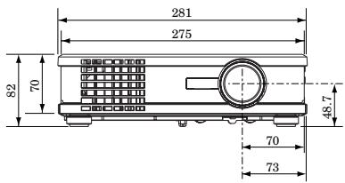 MITSUBISHI XL9 - Vues de l'appareil (unité: mm) - 3