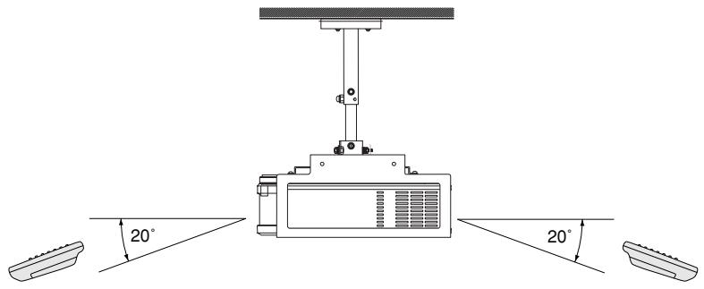 MITSUBISHI XL9 - Angle de réception (vertical), fixation au plafond - 1