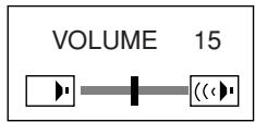 MITSUBISHI XL9 - Volume du haut-parleur - 1