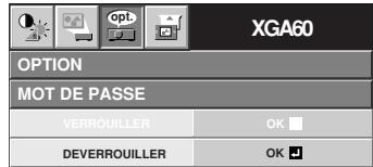 MITSUBISHI XL9U - Pour annuler la fonction de verrouillage par mot de passer : - 1