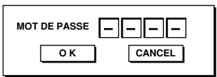 MITSUBISHI XL9U - Pour annuler la fonction de verrouillage par mot de passer : - 2